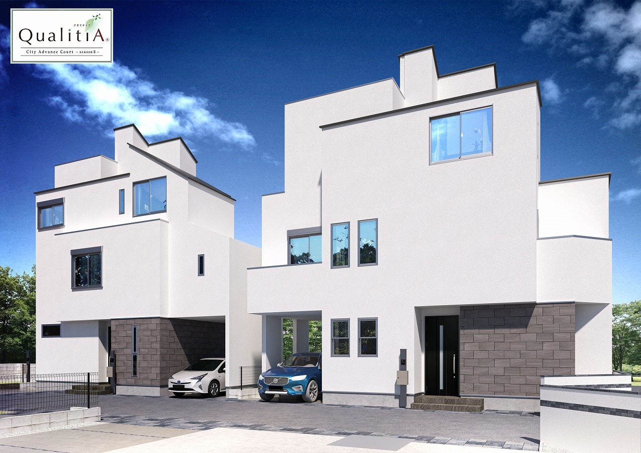 外観パース（C・D棟）