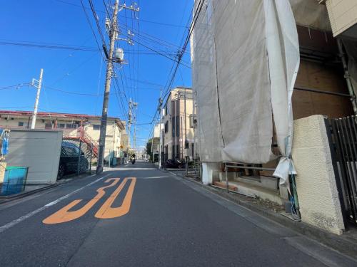 前面道路（10/21撮影）