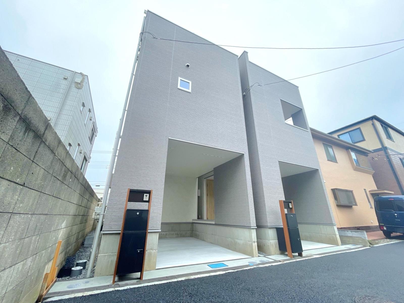 前面道路（舗装完了）