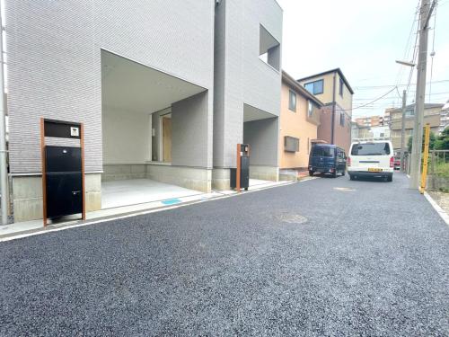 前面道路（舗装完了）
